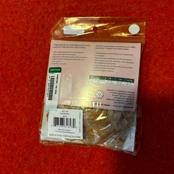 Secret nude anti-chafing tights lace band NWT - Picture 5 of 9